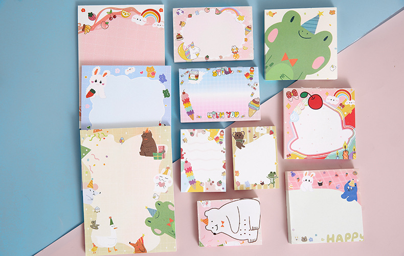 Creative Arts Youth Cartoon Series Sticky Notes Large Student Note Sticker Office Message-Leaving Sticky Note Stationery Stickers Creative Arts Youth Cartoon Series Sticky Notes Large Student Note Sticker Office Message-Leaving Sticky Note Stationery Stickers