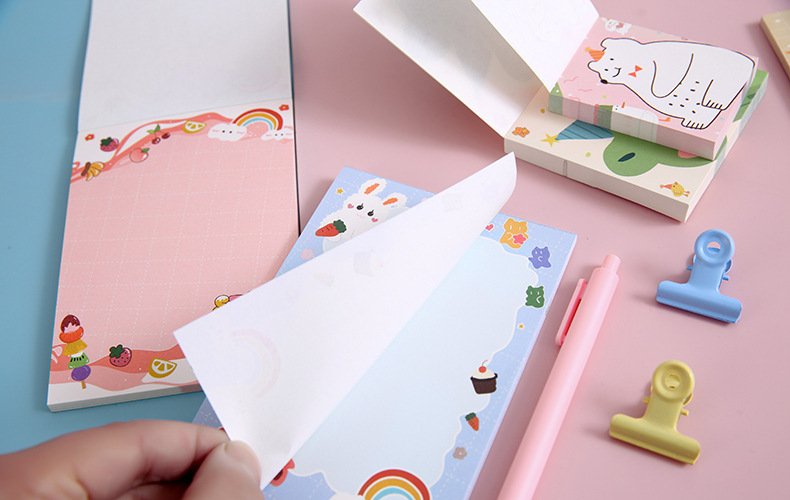 Creative Arts Youth Cartoon Series Sticky Notes Large Student Note Sticker Office Message-Leaving Sticky Note Stationery Stickers Creative Arts Youth Cartoon Series Sticky Notes Large Student Note Sticker Office Message-Leaving Sticky Note Stationery Stickers