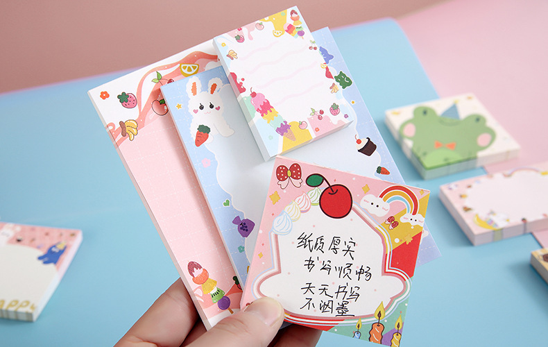 Creative Arts Youth Cartoon Series Sticky Notes Large Student Note Sticker Office Message-Leaving Sticky Note Stationery Stickers Creative Arts Youth Cartoon Series Sticky Notes Large Student Note Sticker Office Message-Leaving Sticky Note Stationery Stickers