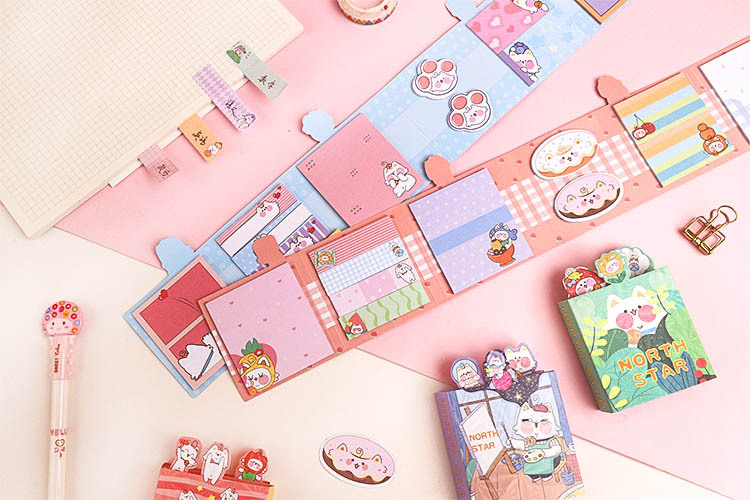 Creative 40% off Sticky Notes Cartoon Cat Student Message Memo Note Sticker Notepad Paper Note Creative 40% off Sticky Notes Cartoon Cat Student Message Memo Note Sticker Notepad Paper Note
