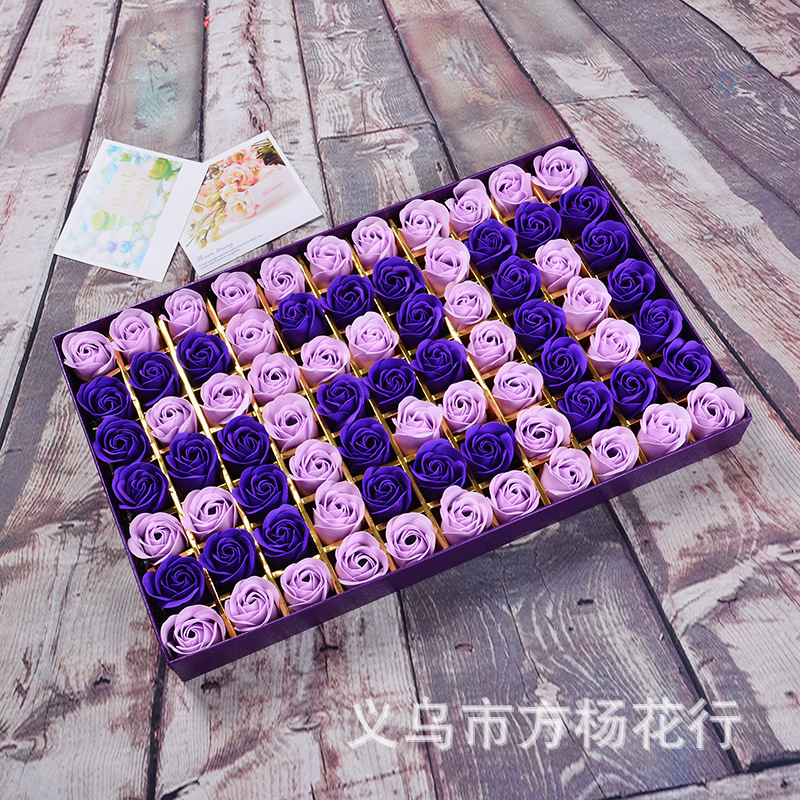 Soap flower gift 520 rose flower soap box simulation 77 flower Valentine's Day gift Soap flower gift 520 rose flower soap box simulation 77 flower Valentine's Day gift