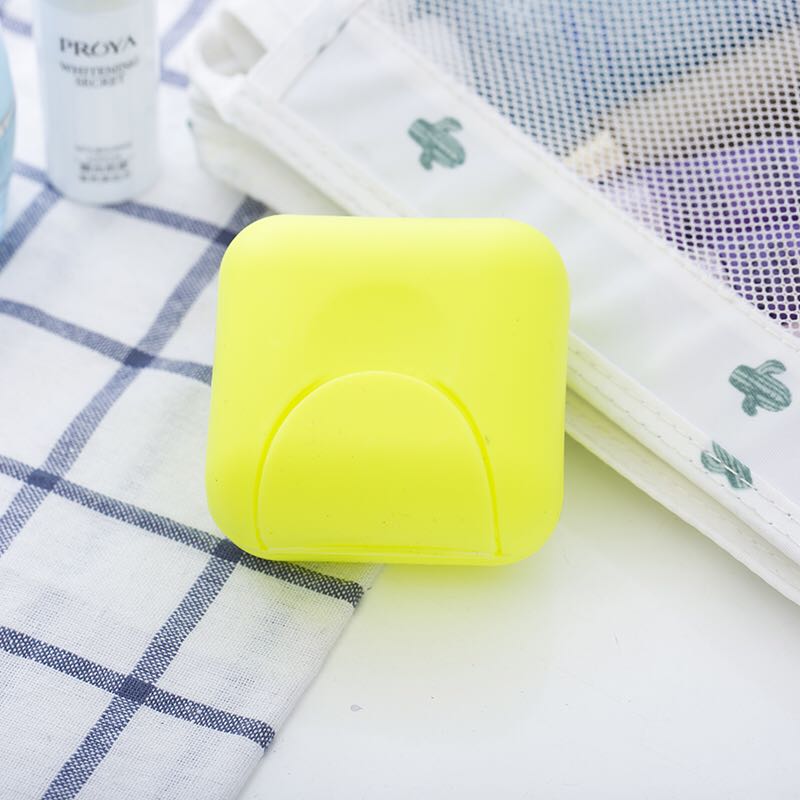 Small size of portable travel soap box with lock Small size of portable travel soap box with lock