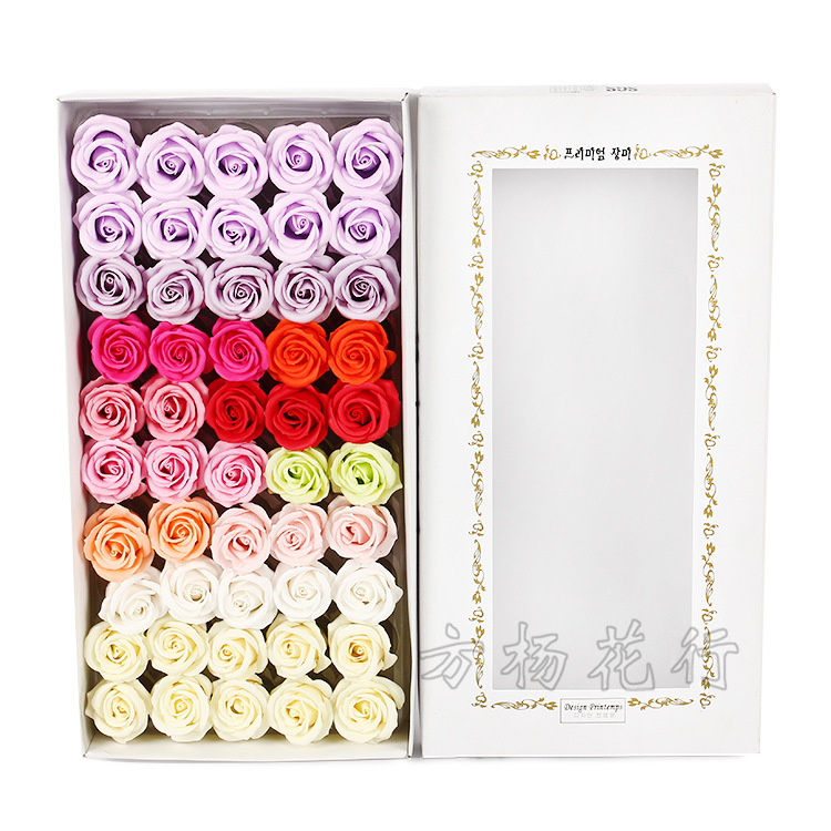 Manufacturers supply process simulation four soap flower spray rose flower soap box DIY Manufacturers supply process simulation four soap flower spray rose flower soap box DIY