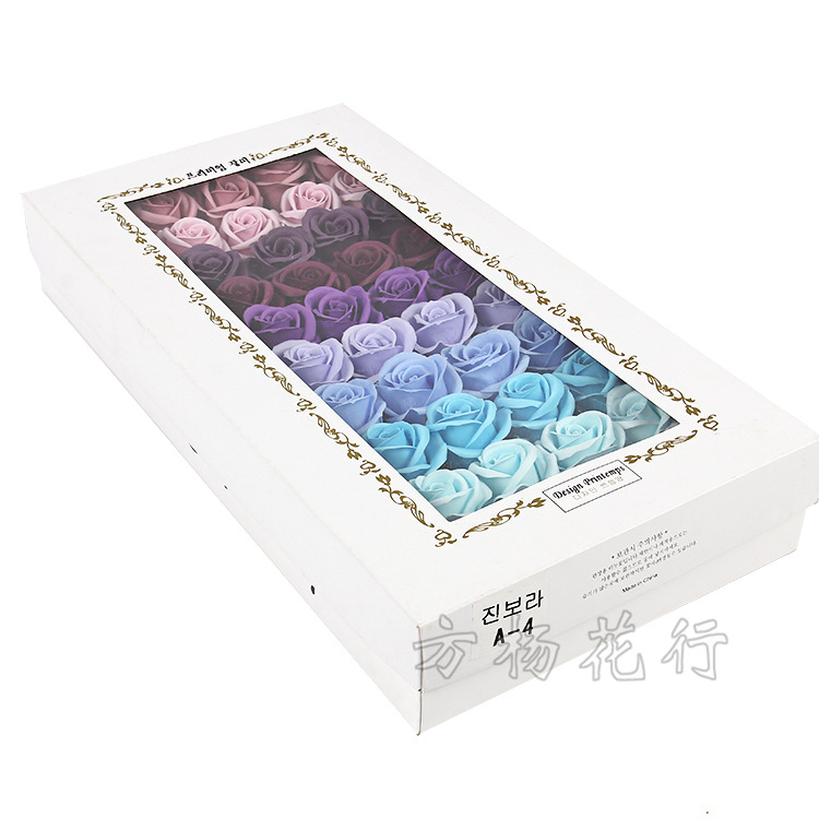 Manufacturers supply process simulation four soap flower spray rose flower soap box DIY Manufacturers supply process simulation four soap flower spray rose flower soap box DIY