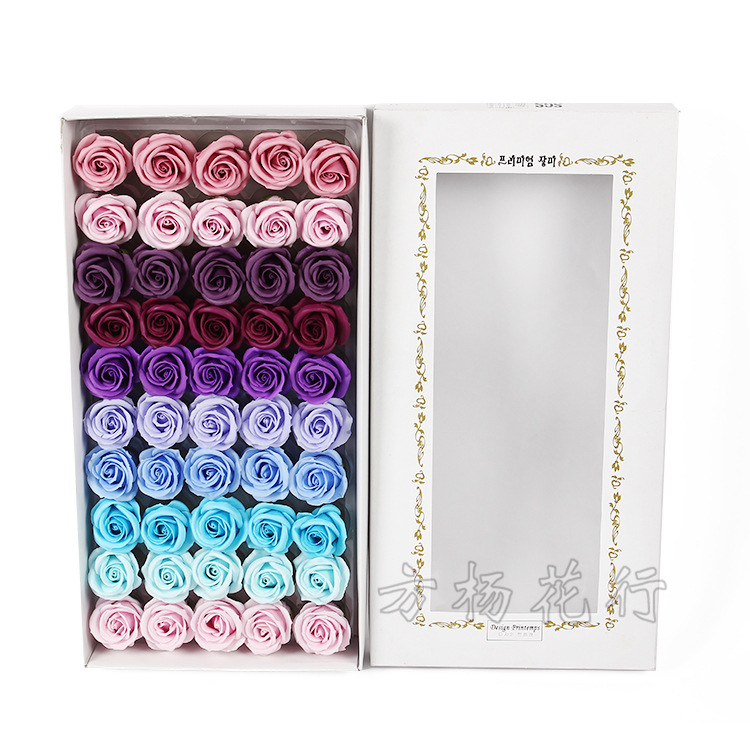 Manufacturers supply process simulation four soap flower spray rose flower soap box DIY Manufacturers supply process simulation four soap flower spray rose flower soap box DIY