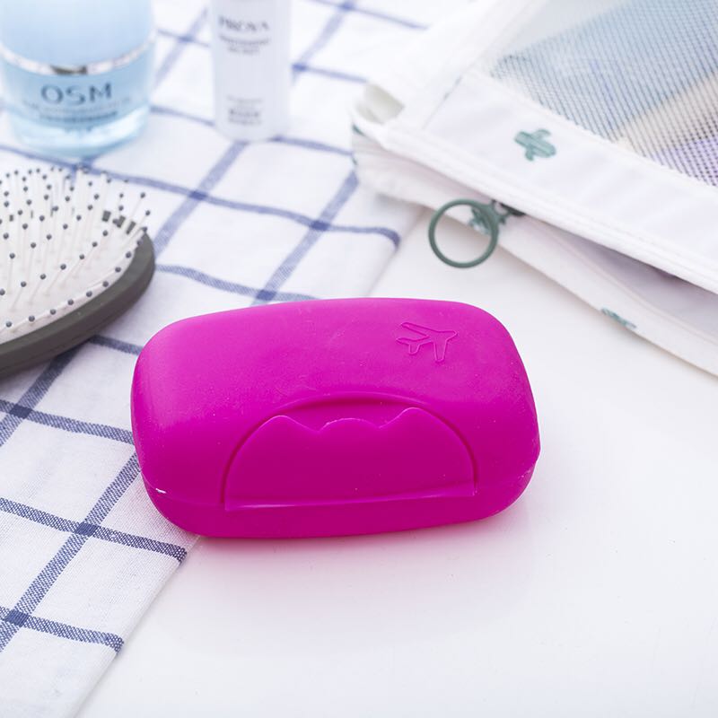 Portable travel soap box size with lock Portable travel soap box size with lock