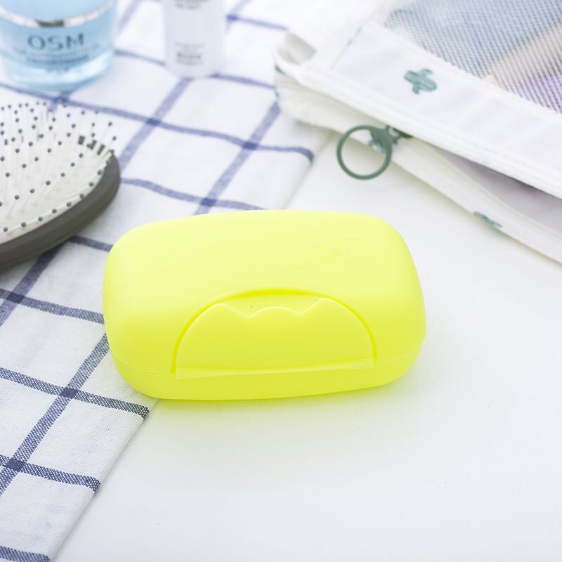 Portable travel soap box size with lock Portable travel soap box size with lock