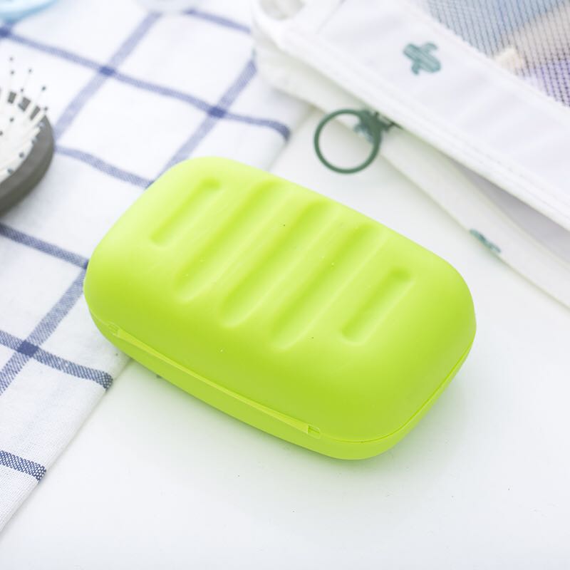 Portable travel soap box size with lock Portable travel soap box size with lock