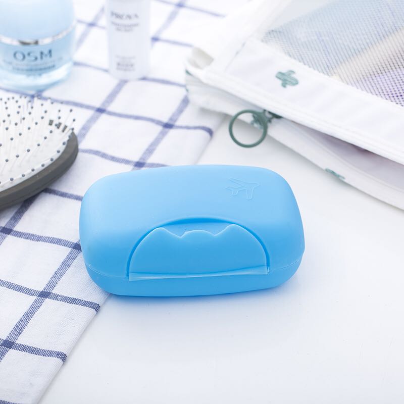 Portable travel soap box size with lock Portable travel soap box size with lock