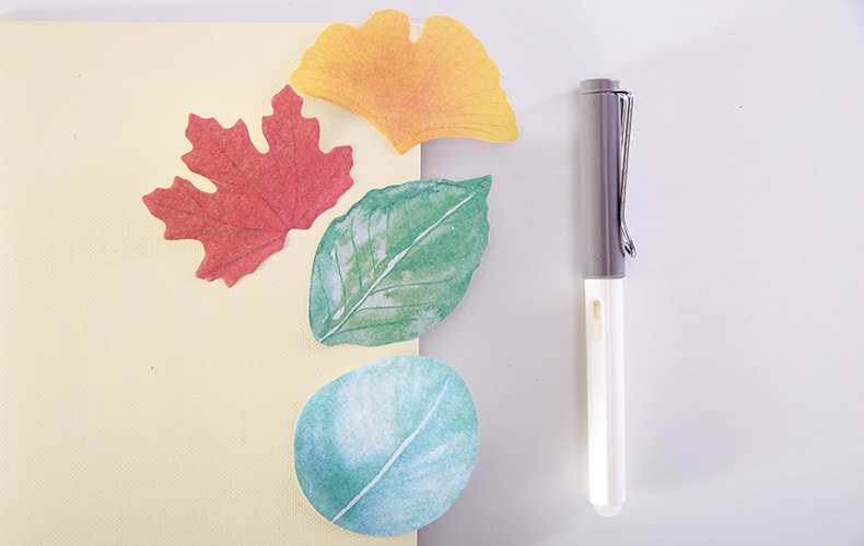 Creative Leaves Sticky Note Partysu Simulated Leaves Post-It Notes Note Sticker Message Memo Note Stationery Creative Leaves Sticky Note Partysu Simulated Leaves Post-It Notes Note Sticker Message Memo Note Stationery
