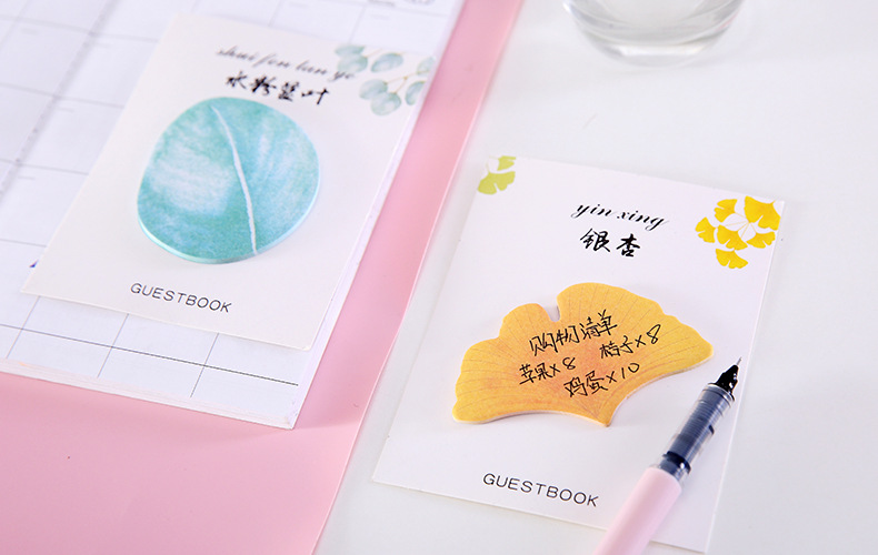 Creative Leaves Sticky Note Partysu Simulated Leaves Post-It Notes Note Sticker Message Memo Note Stationery Creative Leaves Sticky Note Partysu Simulated Leaves Post-It Notes Note Sticker Message Memo Note Stationery