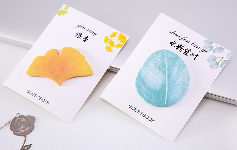 Creative Leaves Sticky Note Partysu Simulated Leaves Post-It Notes Note Sticker Message Memo Note Stationery Creative Leaves Sticky Note Partysu Simulated Leaves Post-It Notes Note Sticker Message Memo Note Stationery