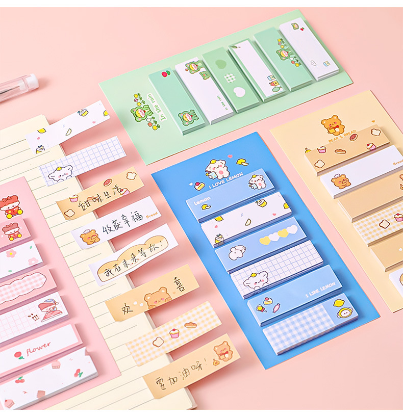 Cartoon Ins Sticky Notes Student Multi-Function Mark Classification Index Stickers Office Message-Leaving Note N Times Sticker Notepad Cartoon Ins Sticky Notes Student Multi-Function Mark Classification Index Stickers Office Message-Leaving Note N Times Sticker Notepad