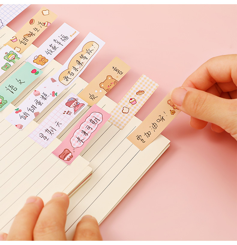 Cartoon Ins Sticky Notes Student Multi-Function Mark Classification Index Stickers Office Message-Leaving Note N Times Sticker Notepad Cartoon Ins Sticky Notes Student Multi-Function Mark Classification Index Stickers Office Message-Leaving Note N Times Sticker Notepad