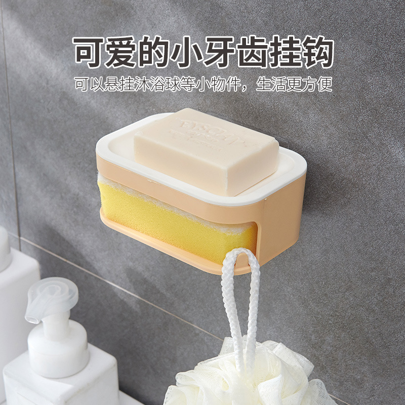 Honglong Wall -mounted DOUBLE SOAP box with smiling face HL-1325