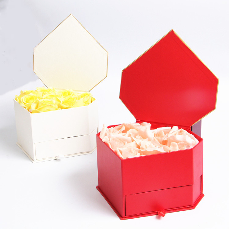 Flower gift box eternal life soap box manufacturers creative diamond drawer gift box manufacturers can be customized Flower gift box eternal life soap box manufacturers creative diamond drawer gift box manufacturers can be customized