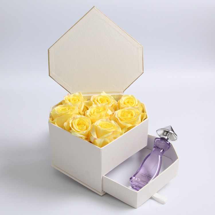 Flower gift box eternal life soap box manufacturers creative diamond drawer gift box manufacturers can be customized Flower gift box eternal life soap box manufacturers creative diamond drawer gift box manufacturers can be customized