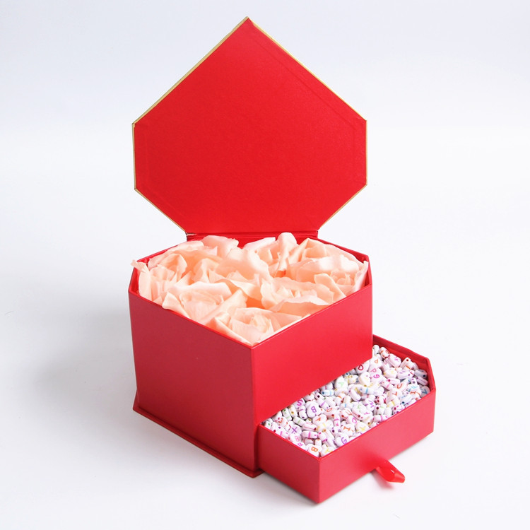 Flower gift box eternal life soap box manufacturers creative diamond drawer gift box manufacturers can be customized Flower gift box eternal life soap box manufacturers creative diamond drawer gift box manufacturers can be customized