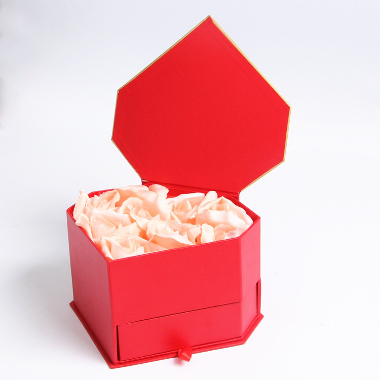 Flower gift box eternal life soap box manufacturers creative diamond drawer gift box manufacturers can be customized Flower gift box eternal life soap box manufacturers creative diamond drawer gift box manufacturers can be customized