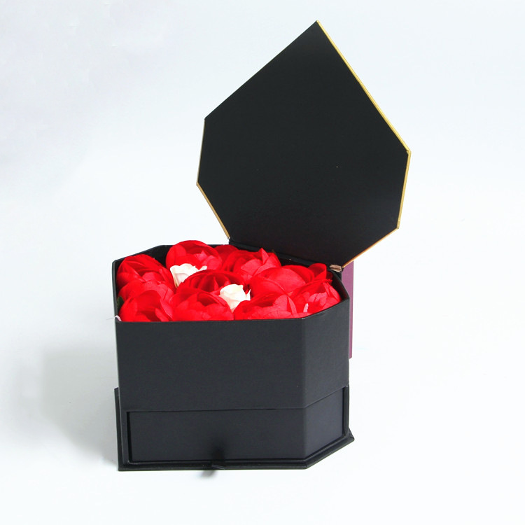 Flower gift box eternal life soap box manufacturers creative diamond drawer gift box manufacturers can be customized Flower gift box eternal life soap box manufacturers creative diamond drawer gift box manufacturers can be customized
