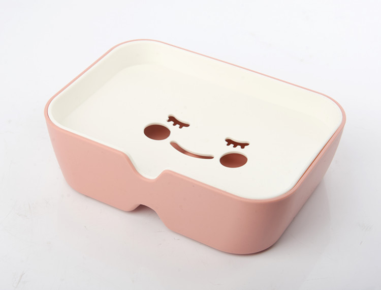 Hl-1304 Smiling Face SOAP Box Plastic Bathroom Box