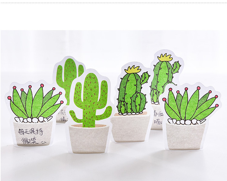 Cactus note this Cactus note paper plant N times sticker Cactus note this Cactus note paper plant N times sticker