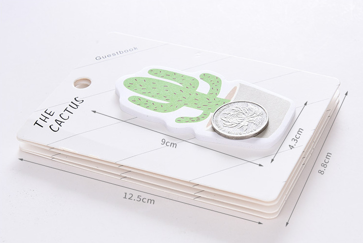 Cactus note this Cactus note paper plant N times sticker Cactus note this Cactus note paper plant N times sticker