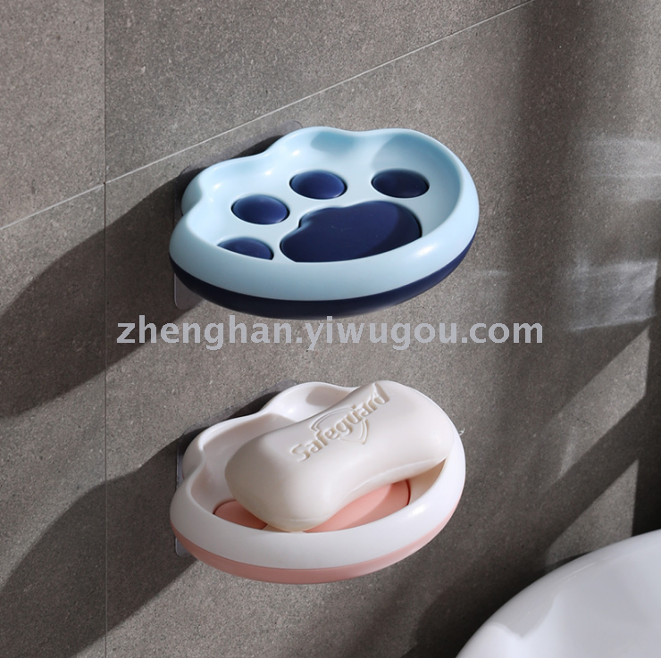 Cat's claw soap box cuteness claw soap box soap box rack wall bathroom pothole-free bathroom soap tray Cat's claw soap box cuteness claw soap box soap box rack wall bathroom pothole-free bathroom soap tray