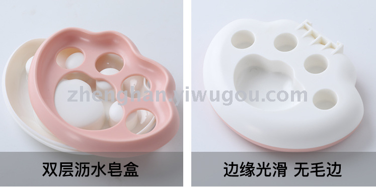 Cat's claw soap box cuteness claw soap box soap box rack wall bathroom pothole-free bathroom soap tray Cat's claw soap box cuteness claw soap box soap box rack wall bathroom pothole-free bathroom soap tray