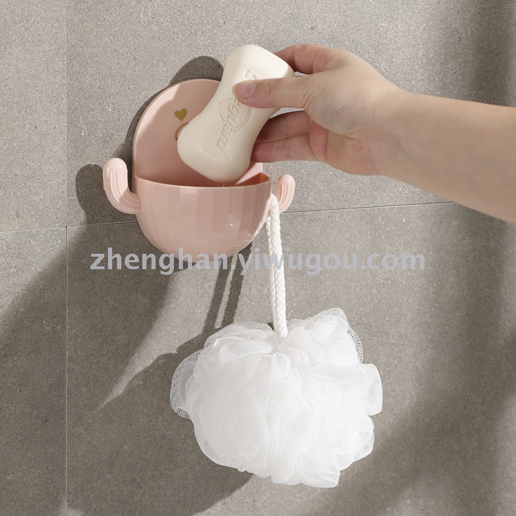 Cactus waterdrop soap box toilet bathroom perforation free cartoon soap shelf cute even hook soap box Cactus waterdrop soap box toilet bathroom perforation free cartoon soap shelf cute even hook soap box