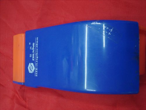 Red double color plastic tape cutter