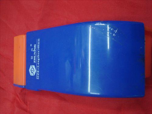 Red double color plastic tape cutter