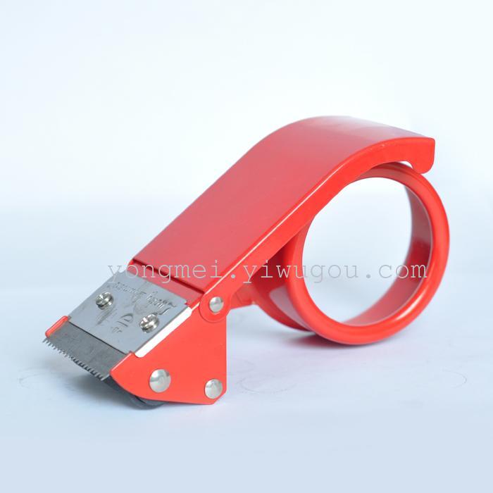 Red double color plastic tape cutter Red double color plastic tape cutter