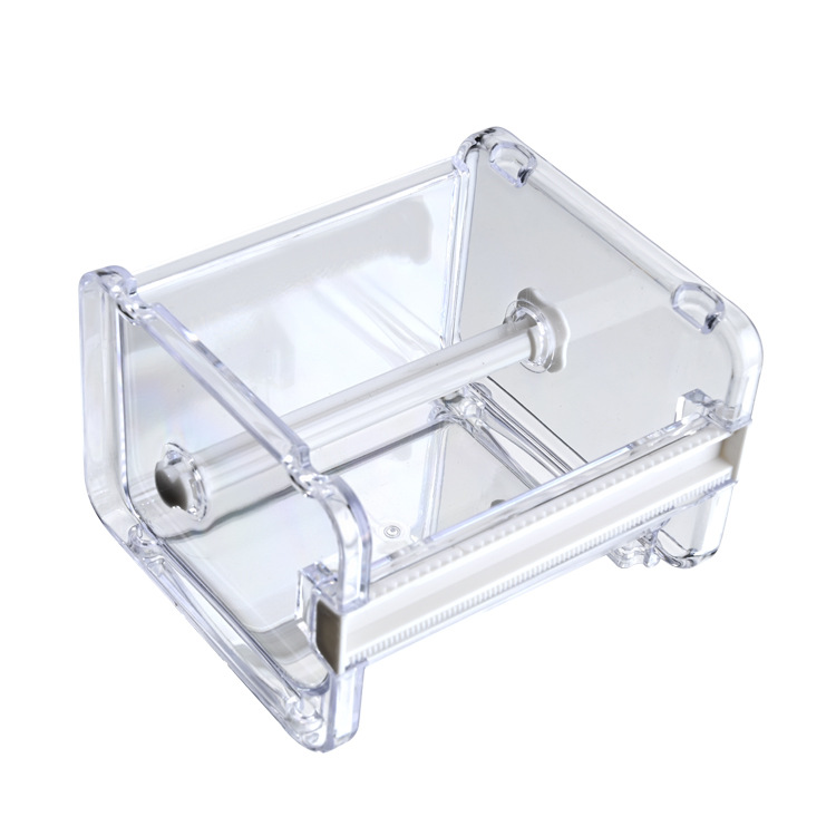 INS Japanese Style Muji Style Mini Multi-Purpose Tape Base Tape Cutter Office Stationery Adhesive Tape Storage Box