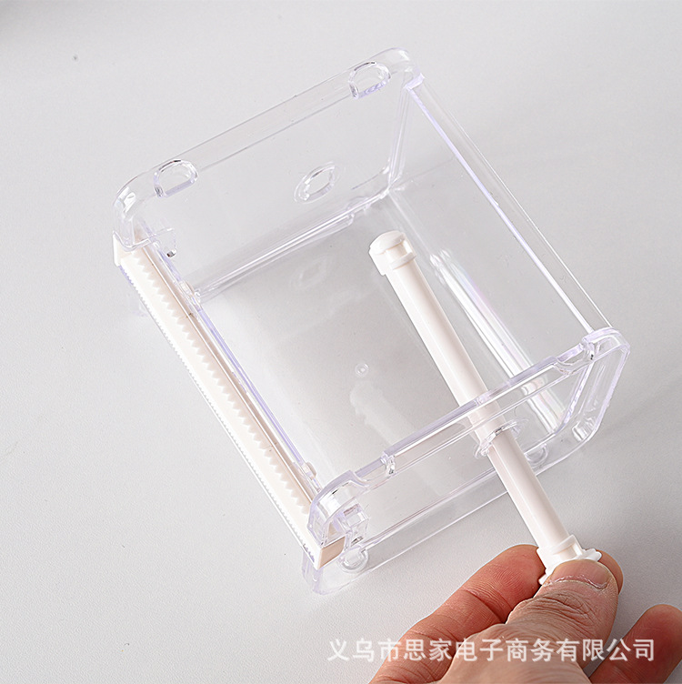 INS Japanese Style Muji Style Mini Multi-Purpose Tape Base Tape Cutter Office Stationery Adhesive Tape Storage Box