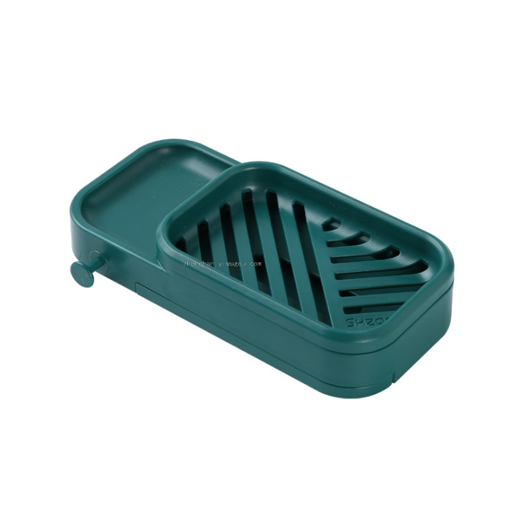 Simple geometric soap box non-punch toilet rack bathroom wall type soap box toilet rack for washing