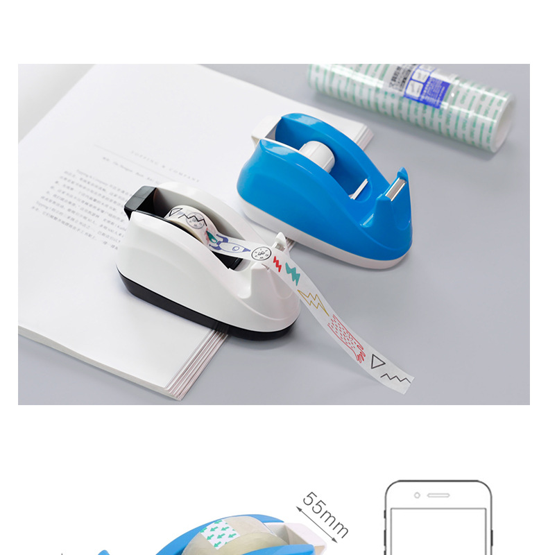 Deli Deli 808 Tape Base 18mm Tape Cutter Tape Dispenser Fashion Color