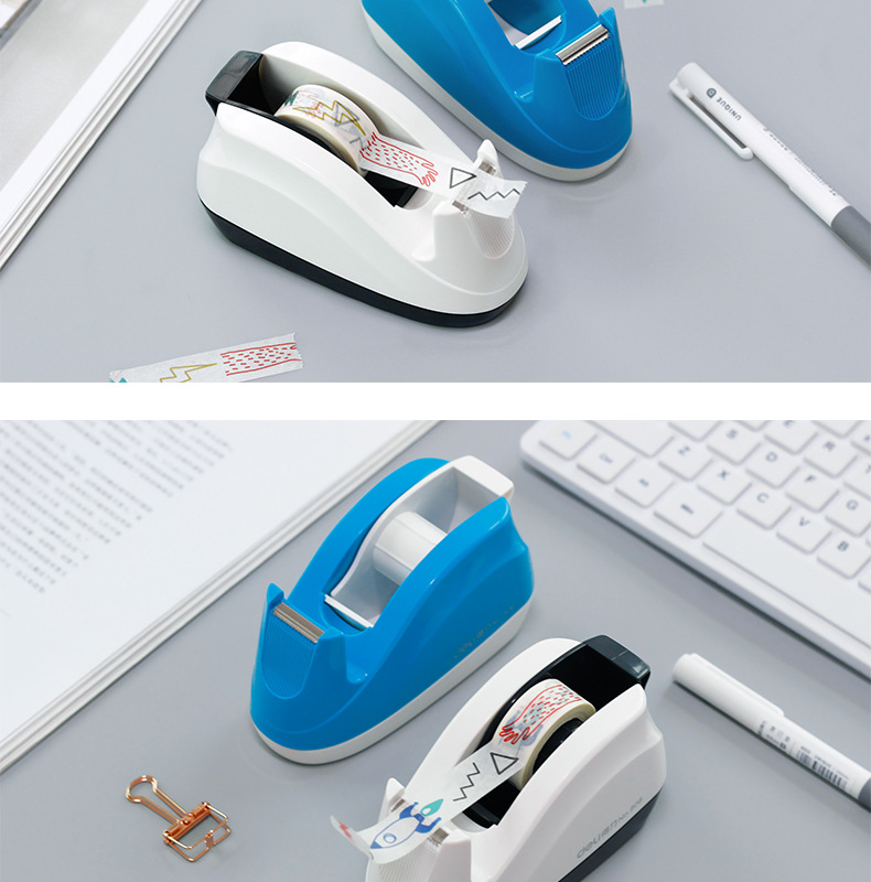 Deli Deli 808 Tape Base 18mm Tape Cutter Tape Dispenser Fashion Color