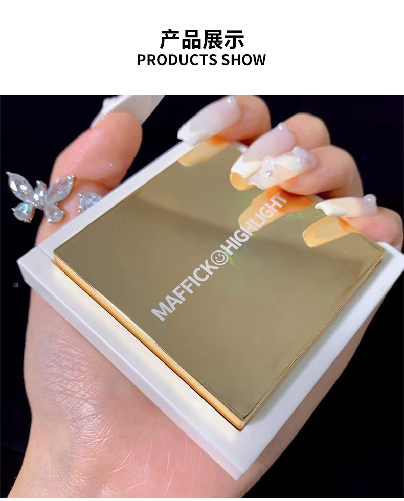 Little Aoding Reverse Charm Smiley Face Highlight Contour Compact Makeup Palette Matte Glitter Nose Shadow Three-Dimensional Internet Celebrity Little Aoding Reverse Charm Smiley Face Highlight Contour Compact Makeup Palette Matte Glitter Nose Shadow Three-Dimensional Internet Celebrity