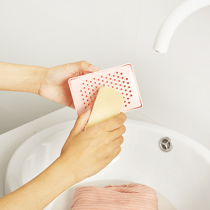 Creative Fragrance Cute Soap Box Double-Layer Draining Soap Holder Household Toilet Handmade Soap Storage Rack Slicer Soap Dish Soap Box