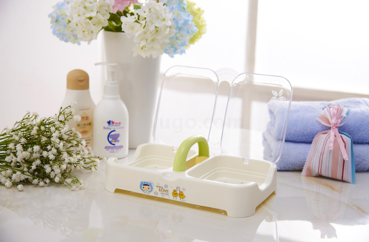 Blue Bathroom Furniture Daily Portable Soap Box Plastic Soap Soap Box Soap Box Modern Minimalist