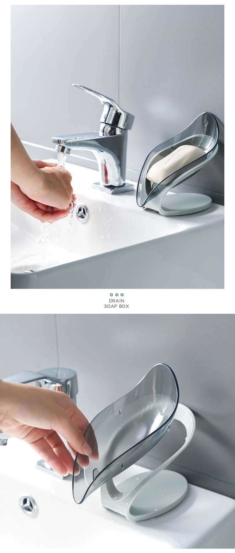 Creative Leaves Soap Dish Bathroom Punch-Free Suction Soap Box Rack Bathroom Draining Laundry Soap Box Storage Rack Creative Leaves Soap Dish Bathroom Punch-Free Suction Soap Box Rack Bathroom Draining Laundry Soap Box Storage Rack