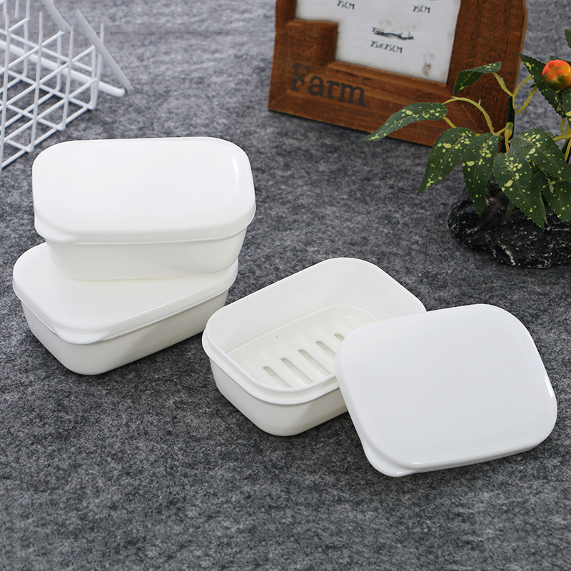 Creative home soap box toilet box plastic soap rack bathroom sealed travel soap box wholesale