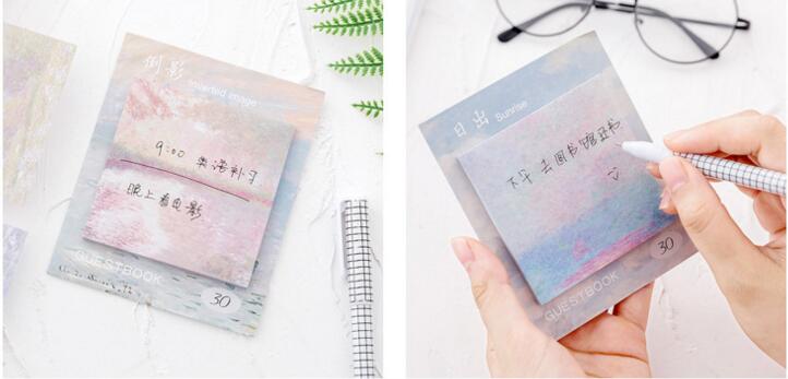 New Creative Oil Painting Square Sticky Notes Note Sticker Student Tearable Message Notepad Memo Memo Notes New Creative Oil Painting Square Sticky Notes Note Sticker Student Tearable Message Notepad Memo Memo Notes
