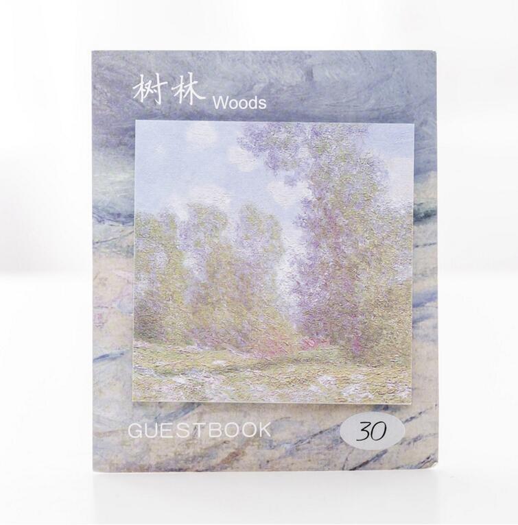 New Creative Oil Painting Square Sticky Notes Note Sticker Student Tearable Message Notepad Memo Memo Notes New Creative Oil Painting Square Sticky Notes Note Sticker Student Tearable Message Notepad Memo Memo Notes