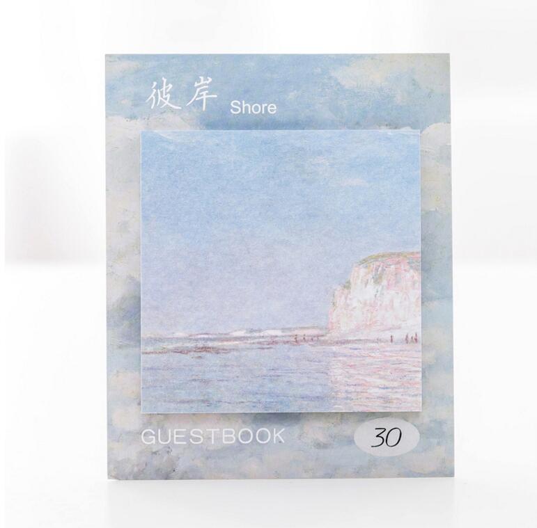 New Creative Oil Painting Square Sticky Notes Note Sticker Student Tearable Message Notepad Memo Memo Notes New Creative Oil Painting Square Sticky Notes Note Sticker Student Tearable Message Notepad Memo Memo Notes