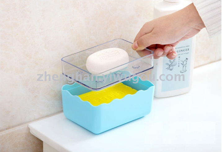 Double soap box can be leached soap rack bathroom creative soap box cute soap shelves Double soap box can be leached soap rack bathroom creative soap box cute soap shelves