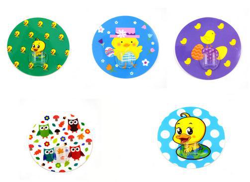 Cute Little Duck Suction Cup Drain Soap Box Creative Soap Box Soap Holder Strong Wall-Mounted Soap Box
