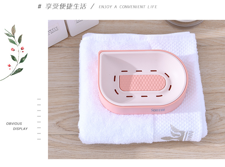Blue Simple Style Soap Dish Soap Dish Double-Layer Draining Soap Soap Box Simple European Soap Holder Blue Simple Style Soap Dish Soap Dish Double-Layer Draining Soap Soap Box Simple European Soap Holder