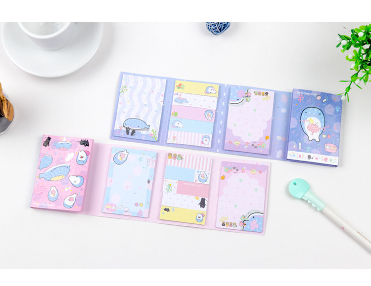 2038 Korean Stationery Marine Life Series Nth Sticker Cute Cartoon 40% off Sticky Note Factory Direct Sales 2038 Korean Stationery Marine Life Series Nth Sticker Cute Cartoon 40% off Sticky Note Factory Direct Sales